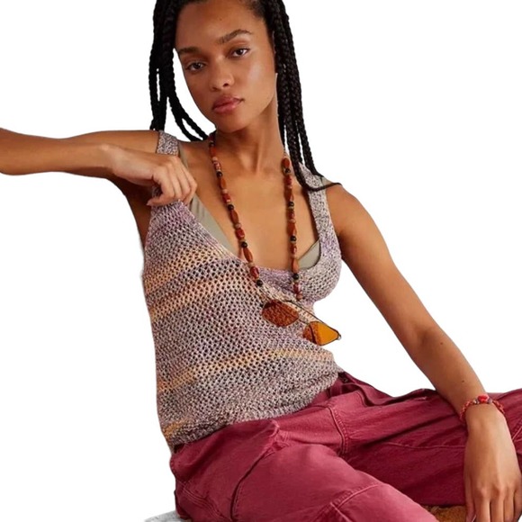 Free People Multicolor Knit Tank Top - Picture 2 of 13